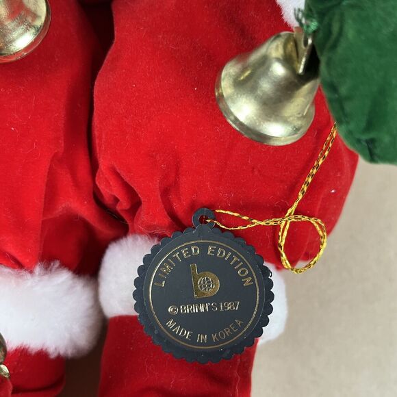 Brinn's 1987 December Christmas Calendar Clown‎ Doll w/Jingle Bells Limited Edt. - Picture 4 of 7